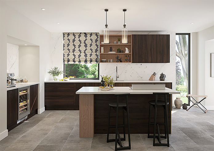 Construct, Black Ink - Twist&Fit Roman Blind - Image 8